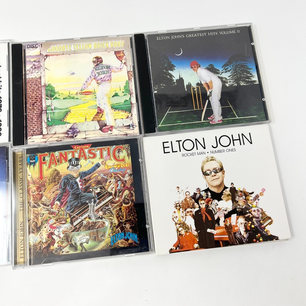 Elton John CD Lot 6 Albums Goodbye Yellow Brick Road Greatest Hits Rocket Man - Picture 5 of 15